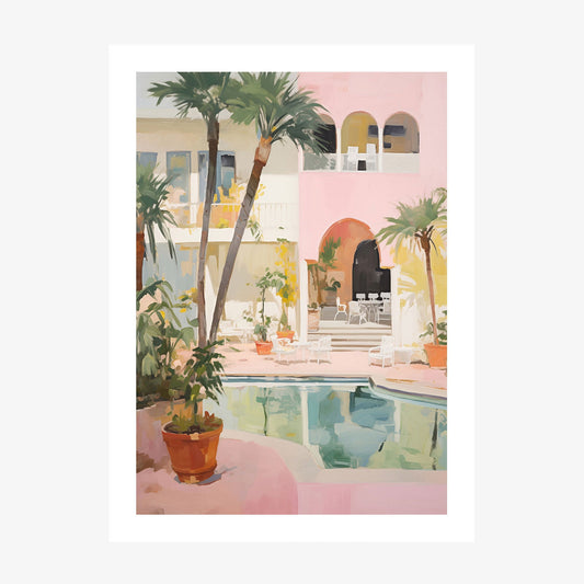 Villa Rosa wall art print