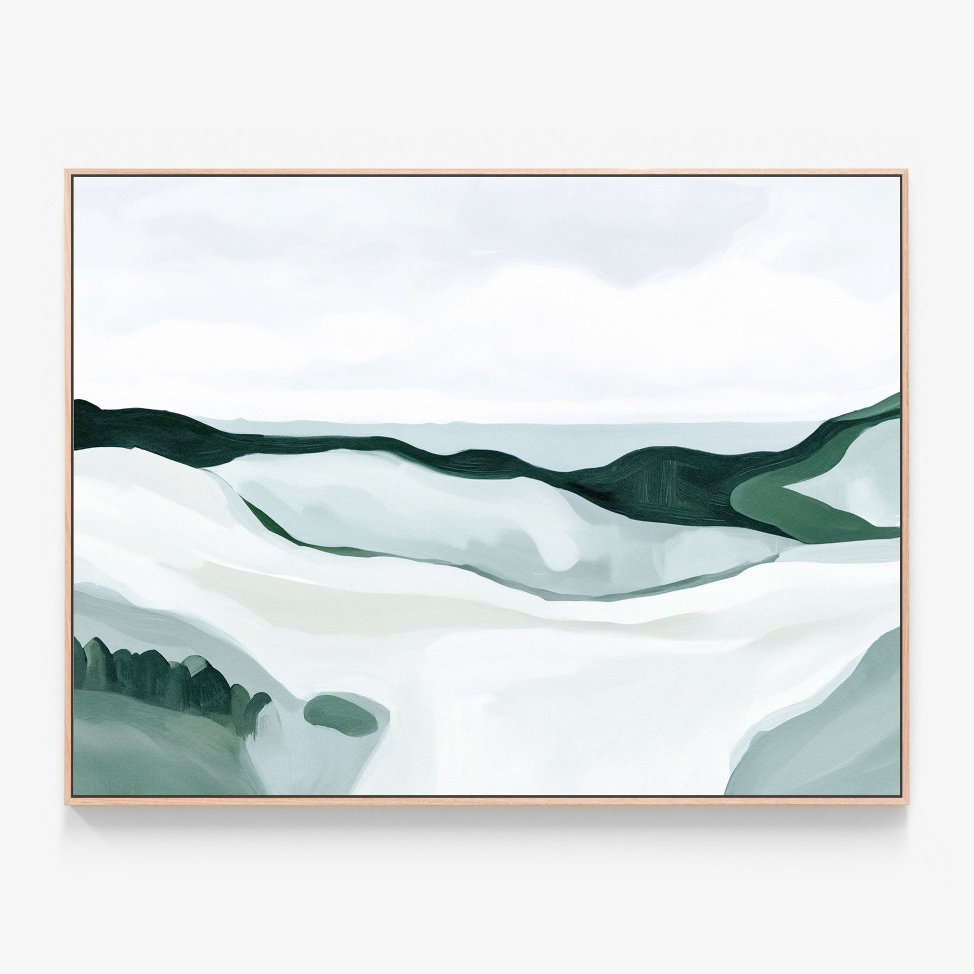 Vineyard View Canvas wall art print