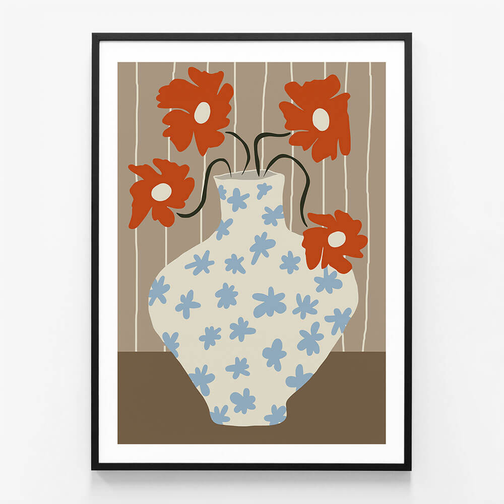Vintage Floral Pottery