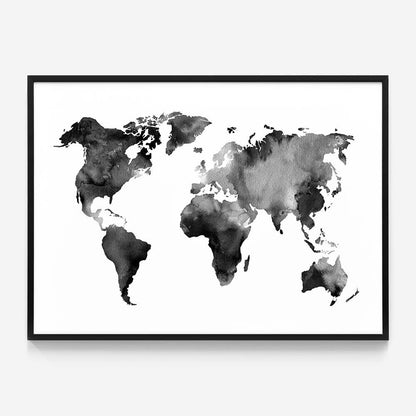 Watercolour Map
