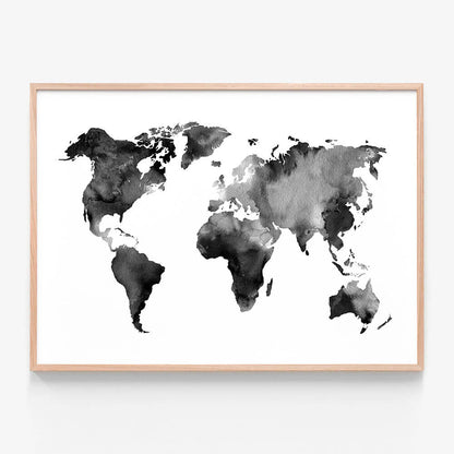 Watercolour Map
