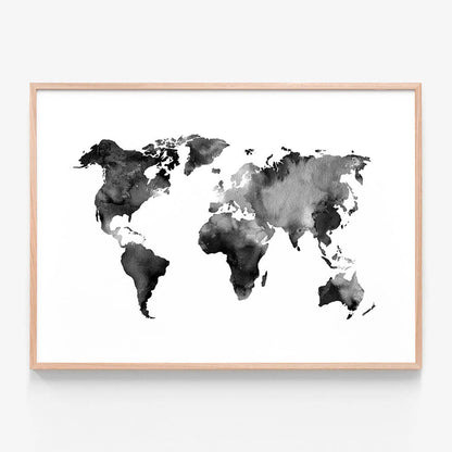 Watercolour Map