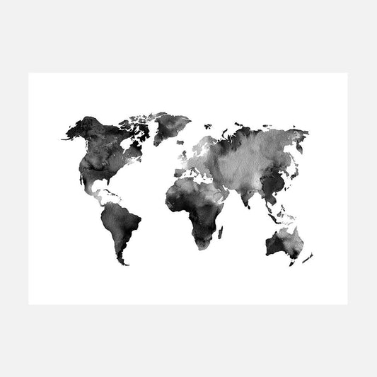 Watercolour Map