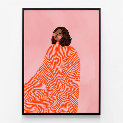 Woman with Swirls