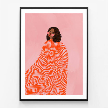 Woman with Swirls