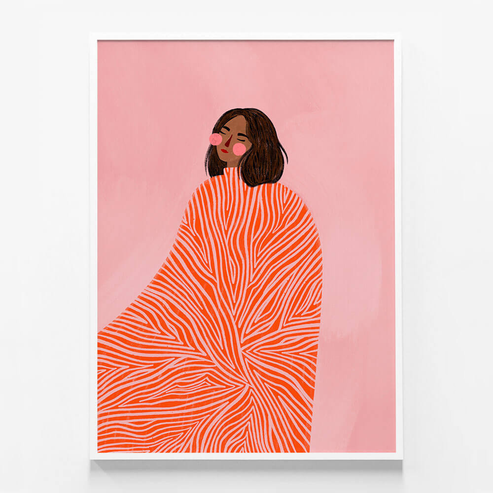 Woman with Swirls