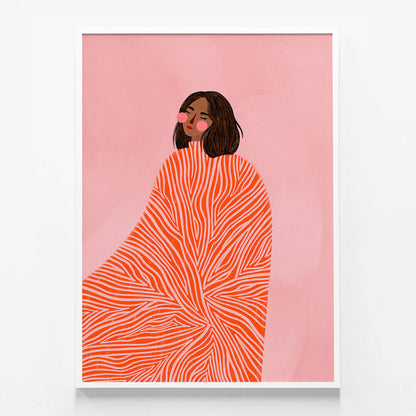 Woman with Swirls