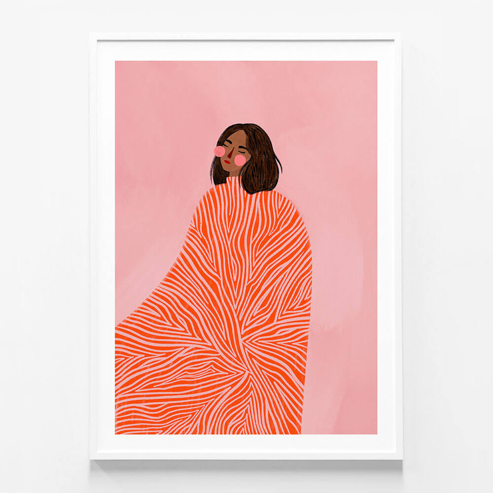 Woman with Swirls