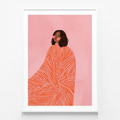 Woman with Swirls