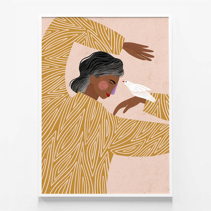 Woman with The Bird