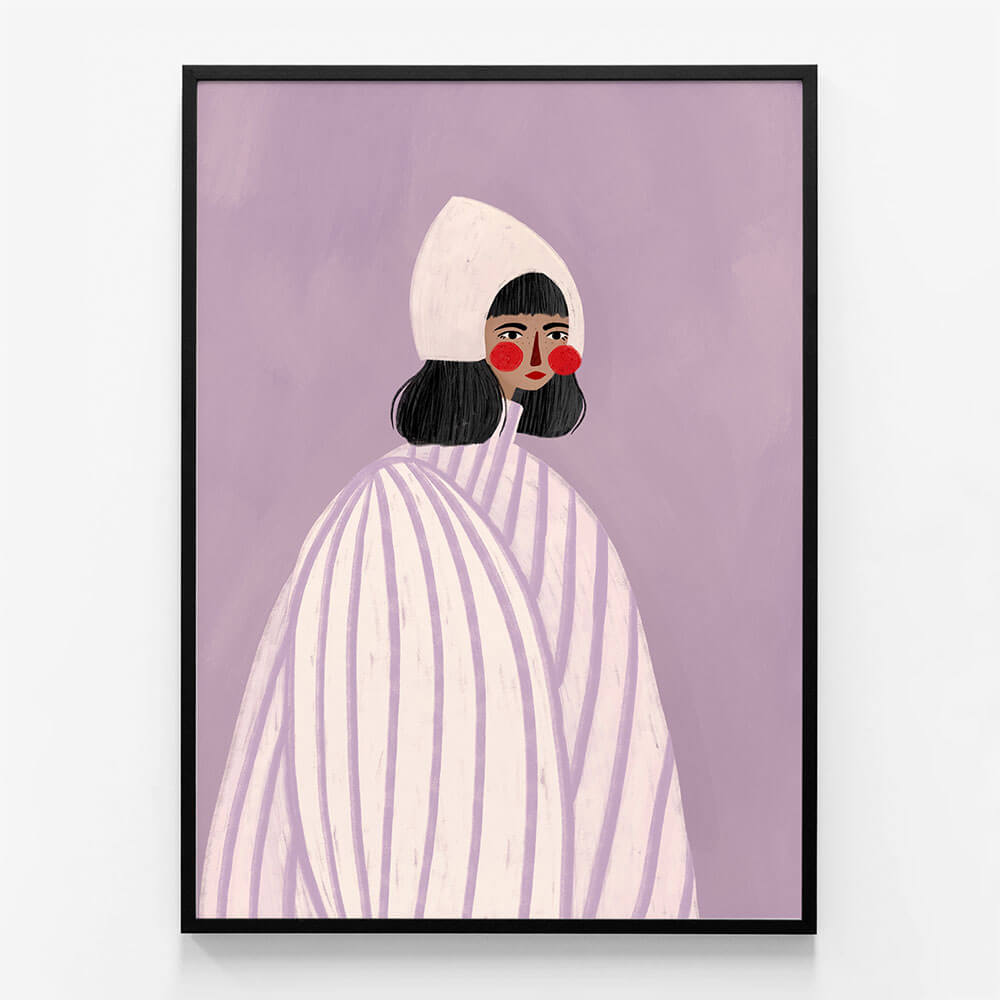 Woman with White Hat
