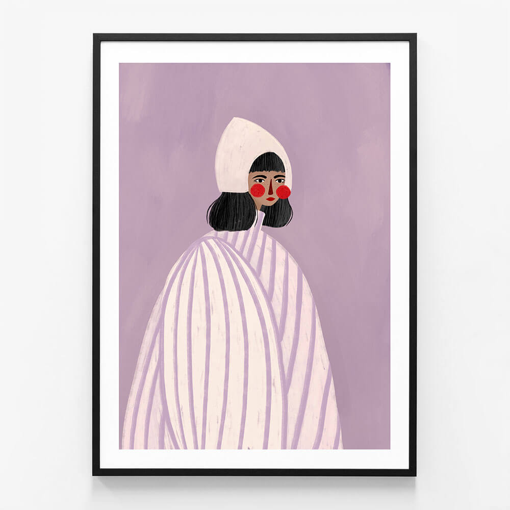 Woman with White Hat