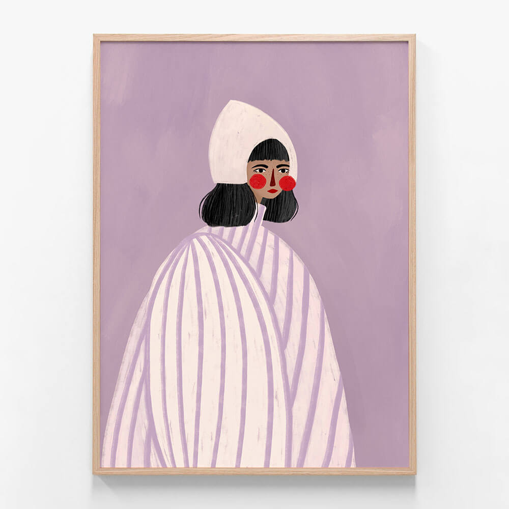 Woman with White Hat