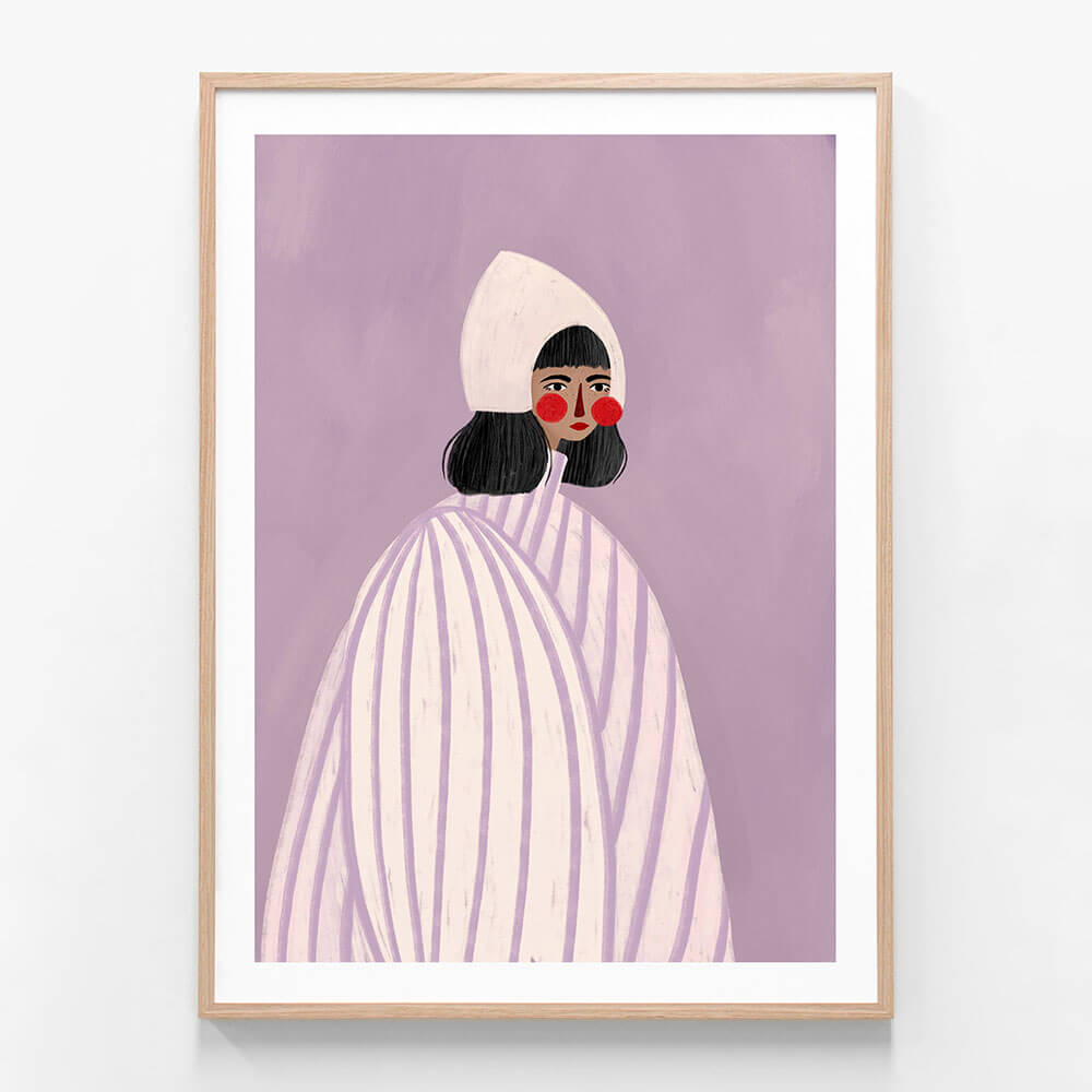 Woman with White Hat
