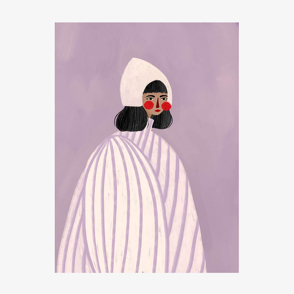 Woman with White Hat