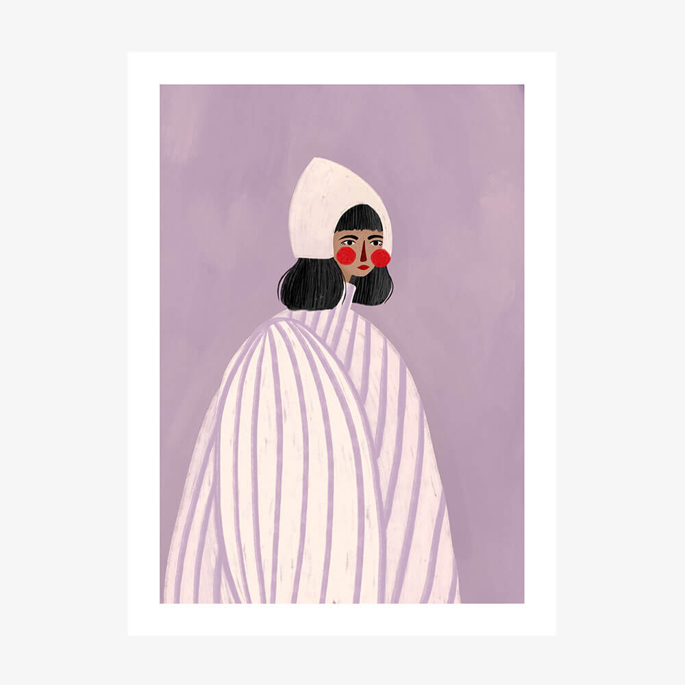 Woman with White Hat