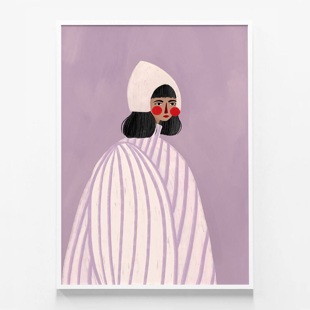 Woman with White Hat