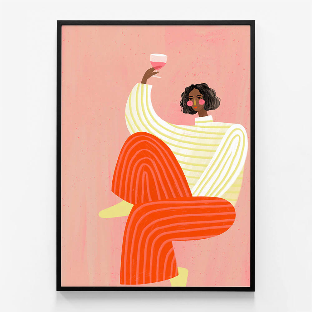 Woman with Wine
