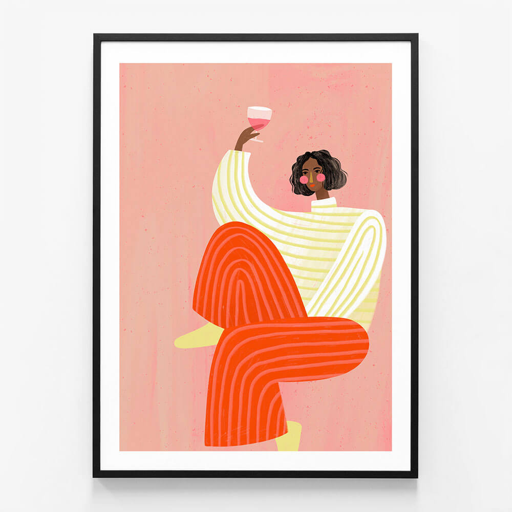 Woman with Wine