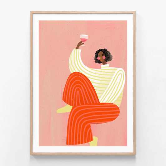 Woman with Wine