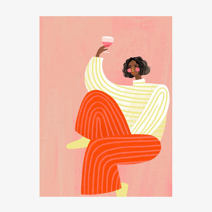 Woman with Wine