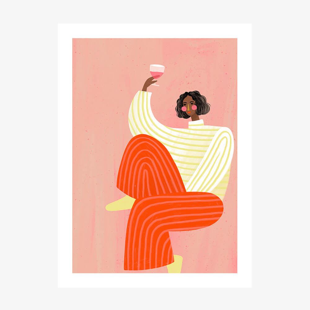 Woman with Wine