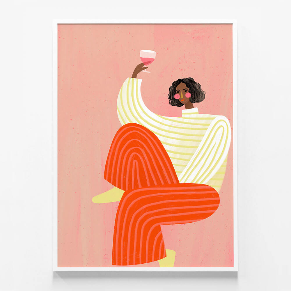 Woman with Wine