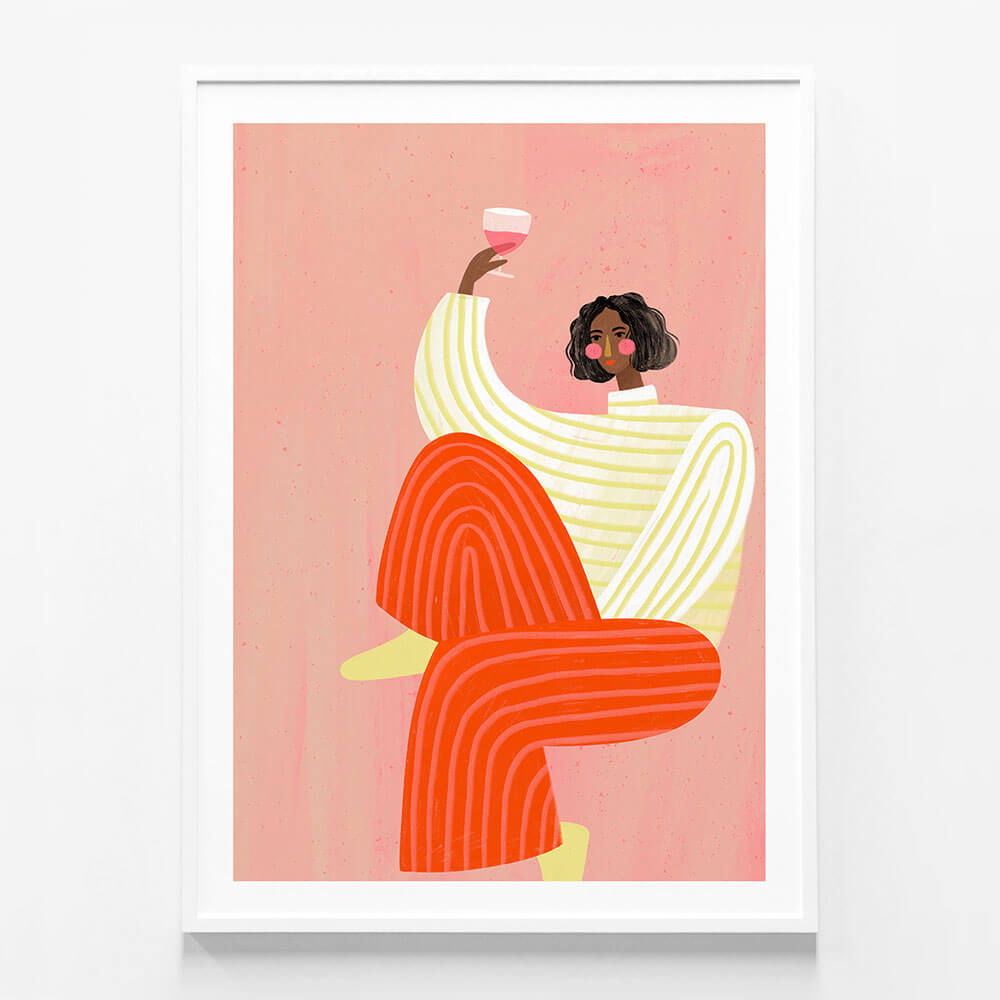 Woman with Wine
