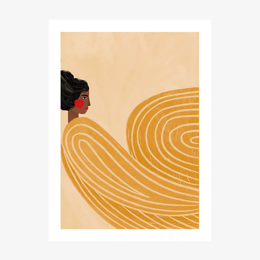 Woman with Yellow Stripes