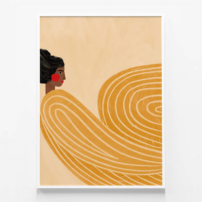 Woman with Yellow Stripes