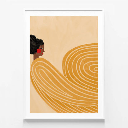 Woman with Yellow Stripes