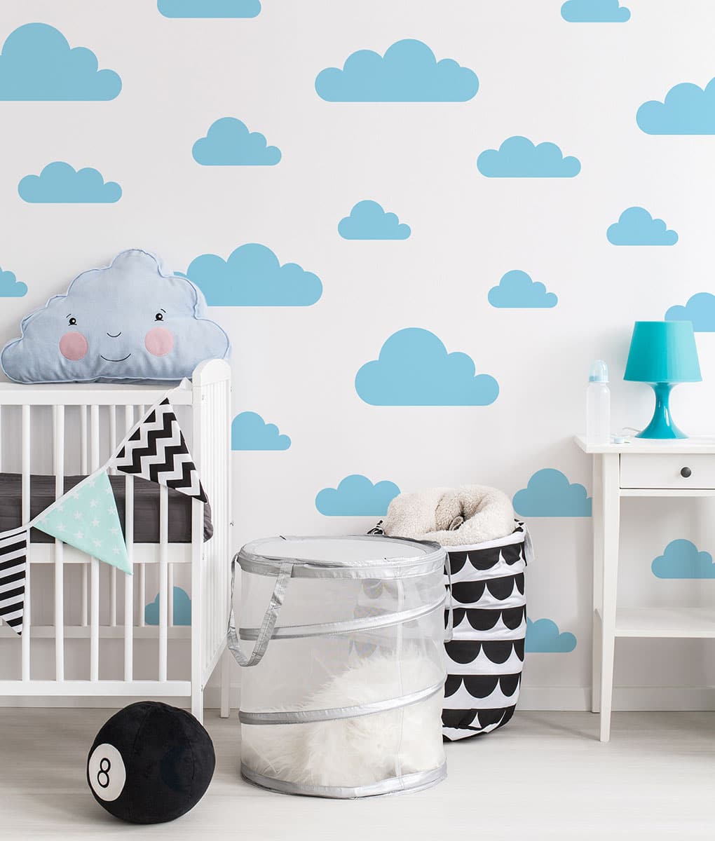 Cloud Wall Decals Removable Nursery Decor 41 Orchard
