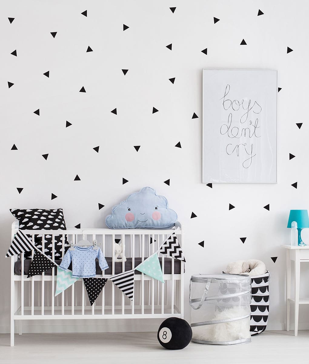 Home & Living Wall Decals & Murals Black mini triangle Black wall decor