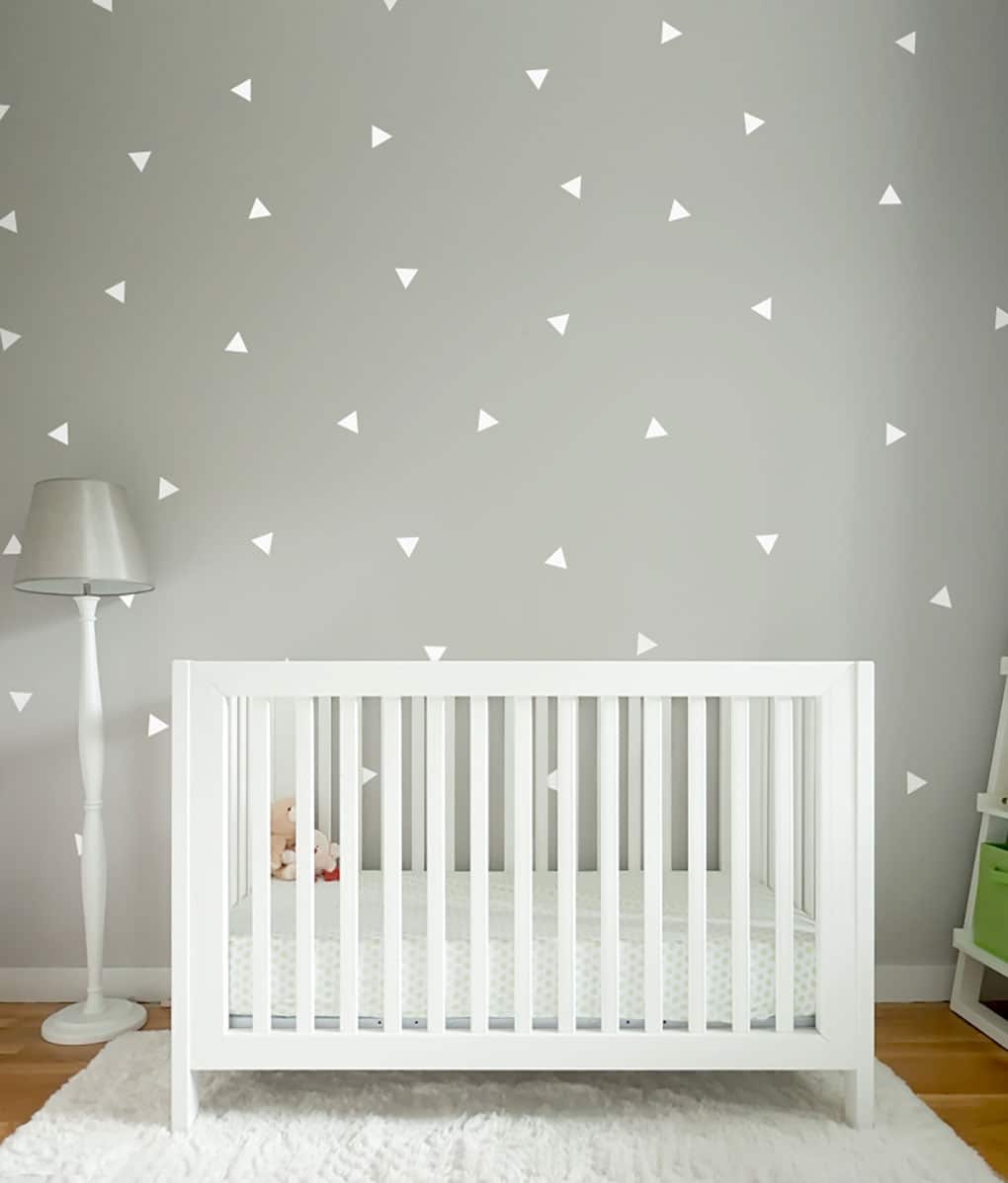 Mini Triangle Wall Decals Stickers For Nursery 41 Orchard