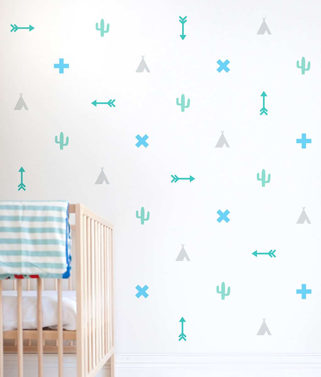 Tribal Wall Decals Removable Nursery Decor 41 Orchard