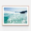 Ocean Luxe Wall Art Print Framed in Oak
