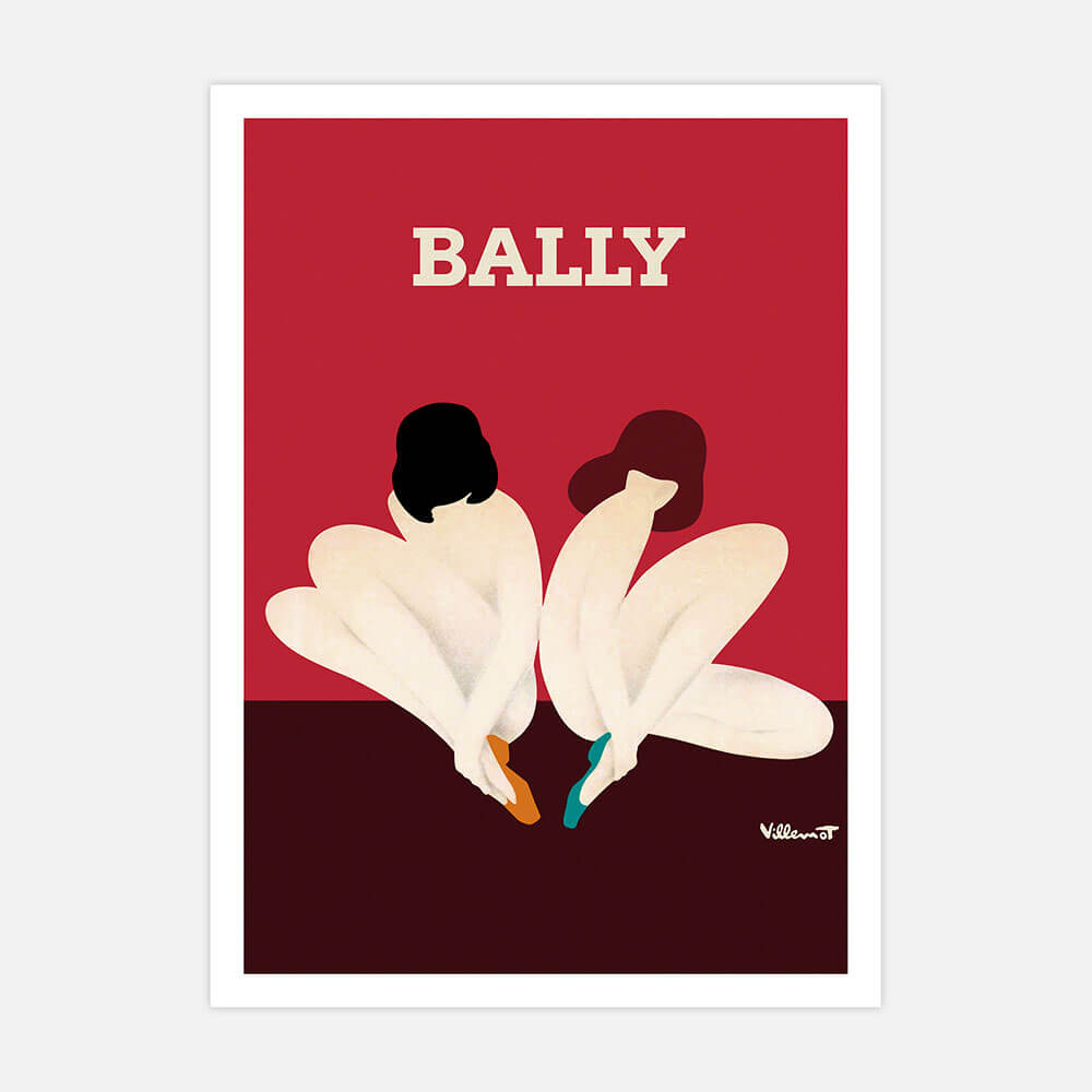 Bally Lotus Vintage Poster Villemot | Wall Art or Framed Print | 41 Orchard