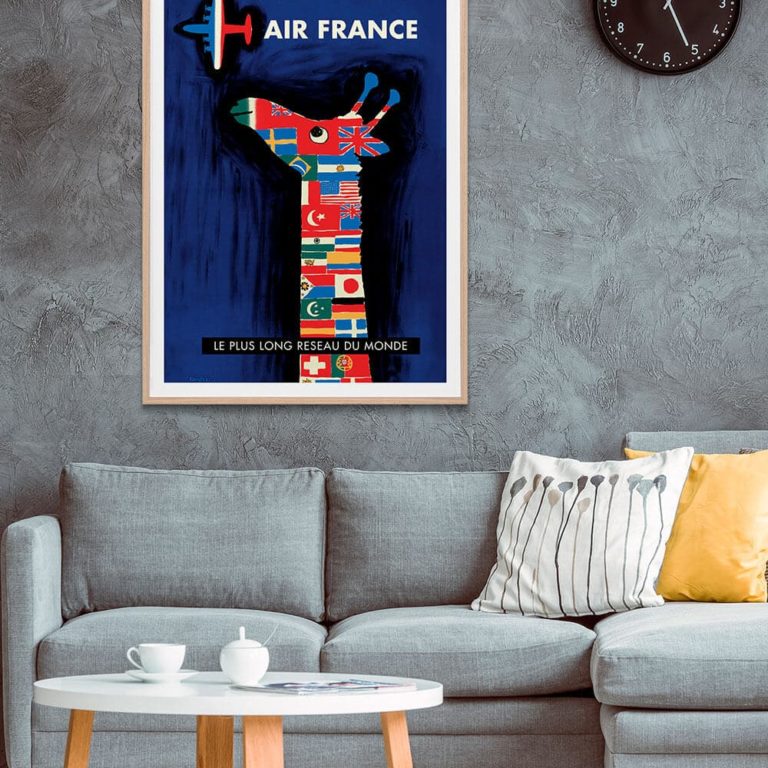 Air France Poster Framed Print