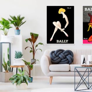 Bally Blond Framed Print