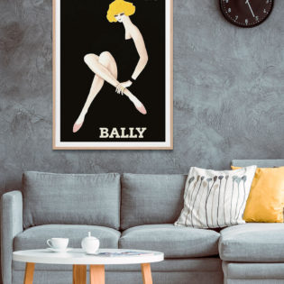 Bally Blond Oak Framed Print