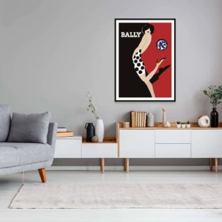 Bally Polka Framed Print