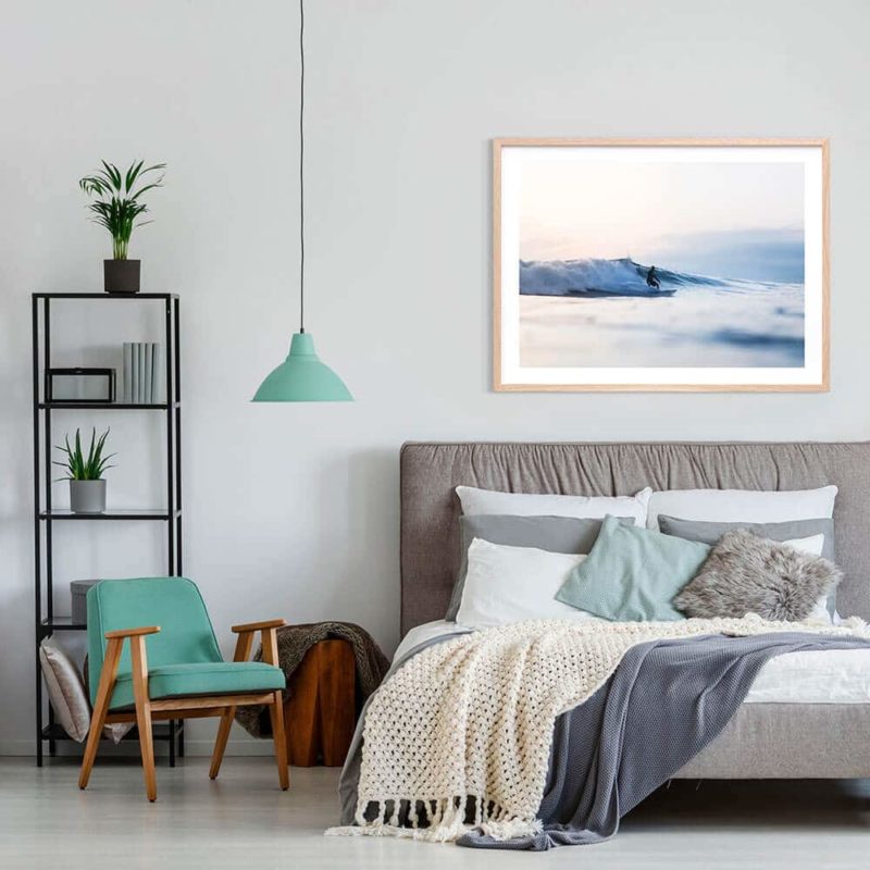 Evening Surf Framed Print