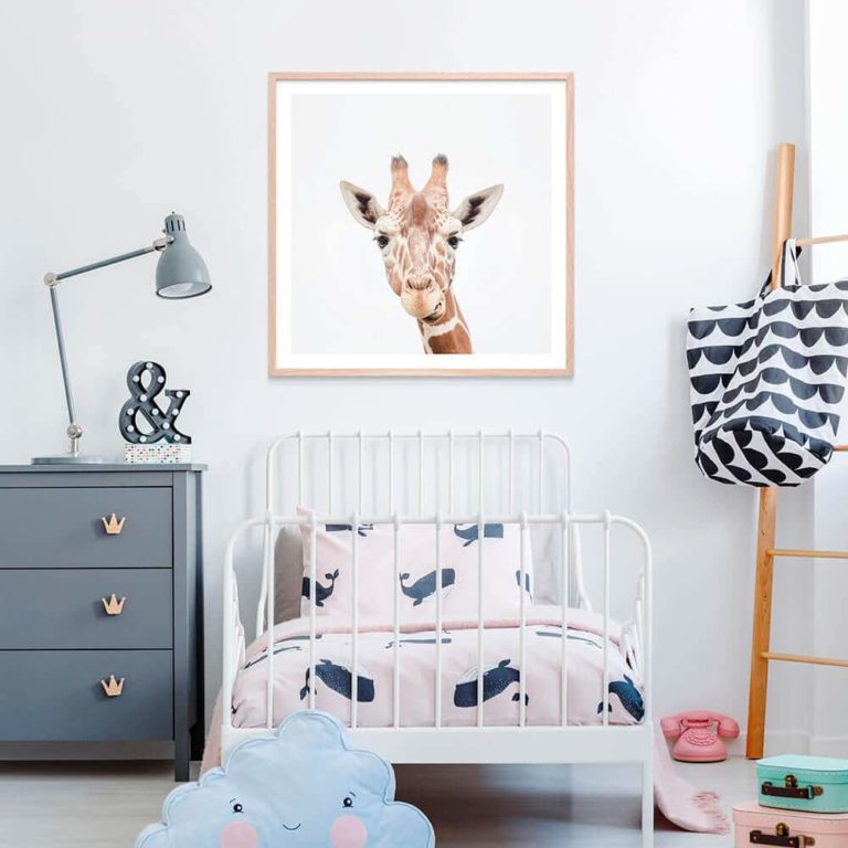 Hello Giraffe II Framed Print