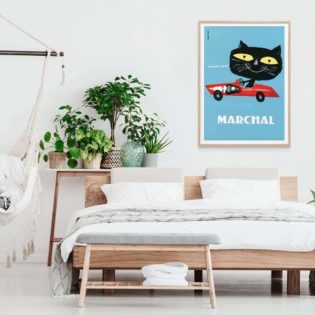 Marchal Framed Print Oak