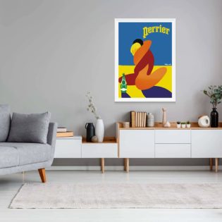 Perrier Beach Vintage Poster | Wall Art or Framed Print | 41 Orchard