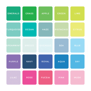 Colour Chart Page 1