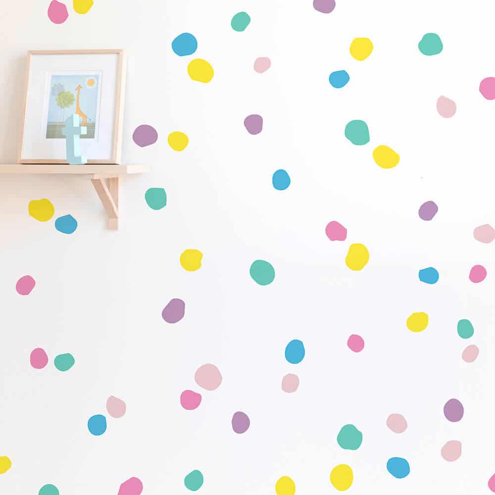 Hand Drawn Confetti Wall Decals Nursery Decor 41 Orchard