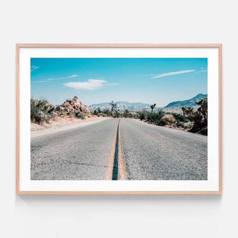 APP077-Road-to-Where-Oak-Framed-Print