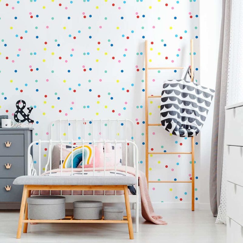 Mini Confetti Wall Decals Option 4