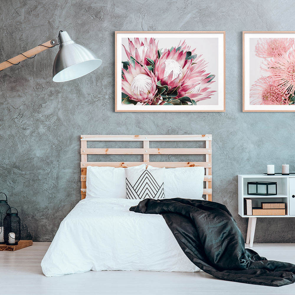 Protea Cluster | Framed Print or Canvas Wall Art | 41 Orchard